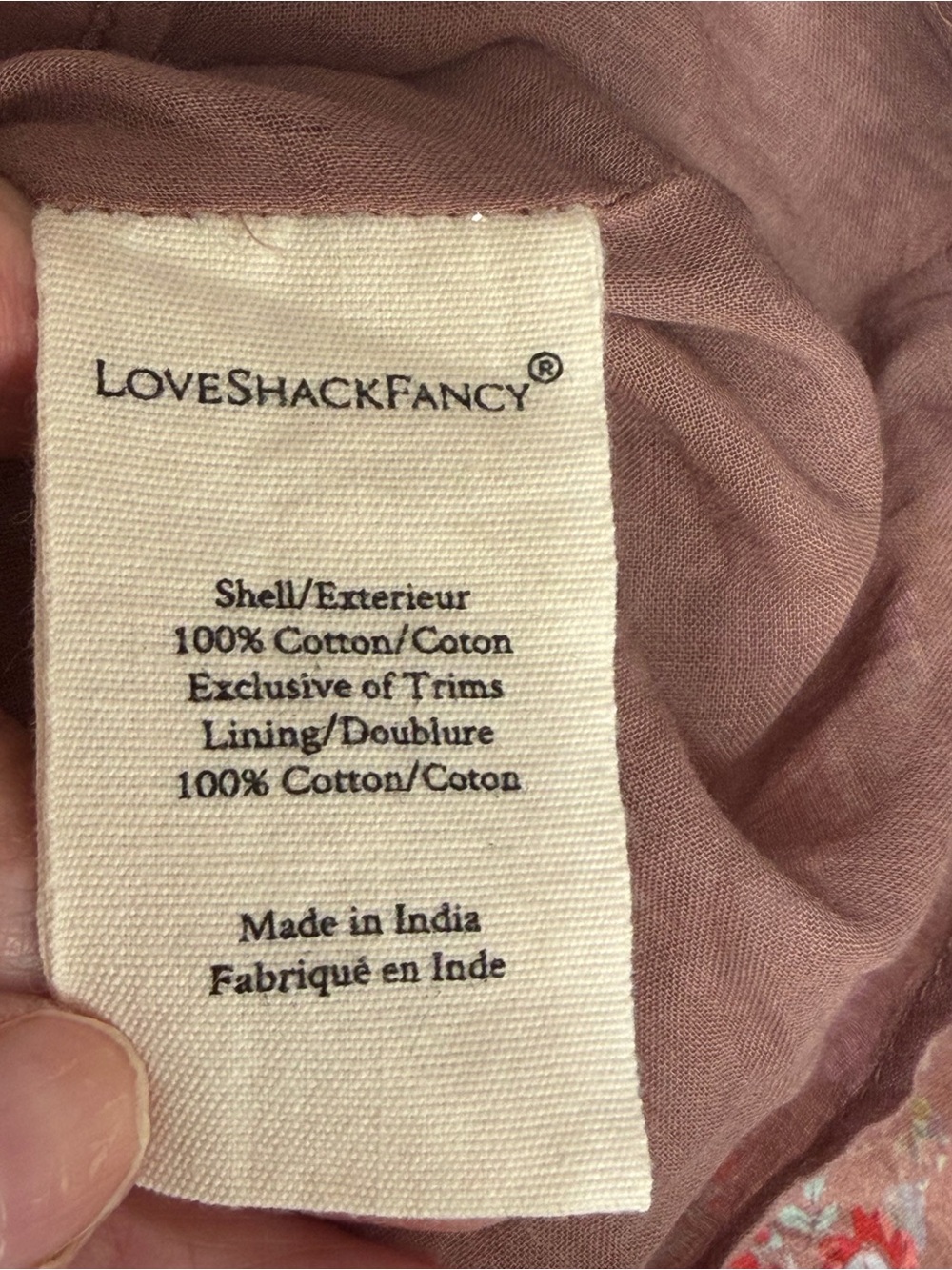 LoveShackFancy Roth Dress Pink Small - Picture 8 of 14